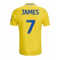 Maglia Calcio Leeds United Daniel James #7 Seconda Divisa 2024-25 Manica Corta